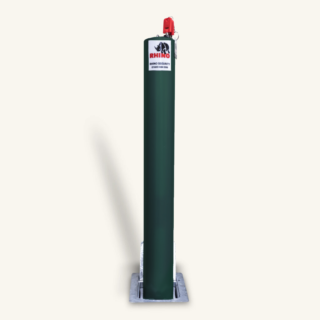 Green Heavy Duty Telescopic Driveway Bollard