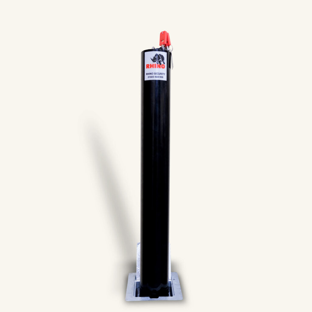 Black Heavy Duty Telescopic Driveway Bollard