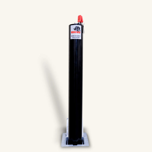 Black Heavy Duty Telescopic Driveway Bollard