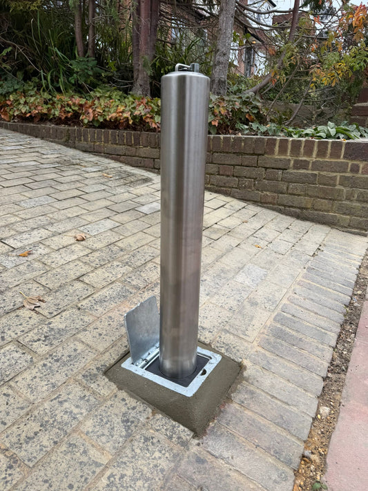 Large Stainless Steel Telescopic Driveway Bollard