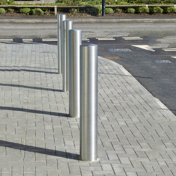 Heavy-Duty Stainless Steel Static Bollard